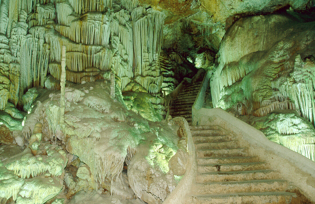 Caves of Campanet in Mallorca. Balearic Islands, Spain
