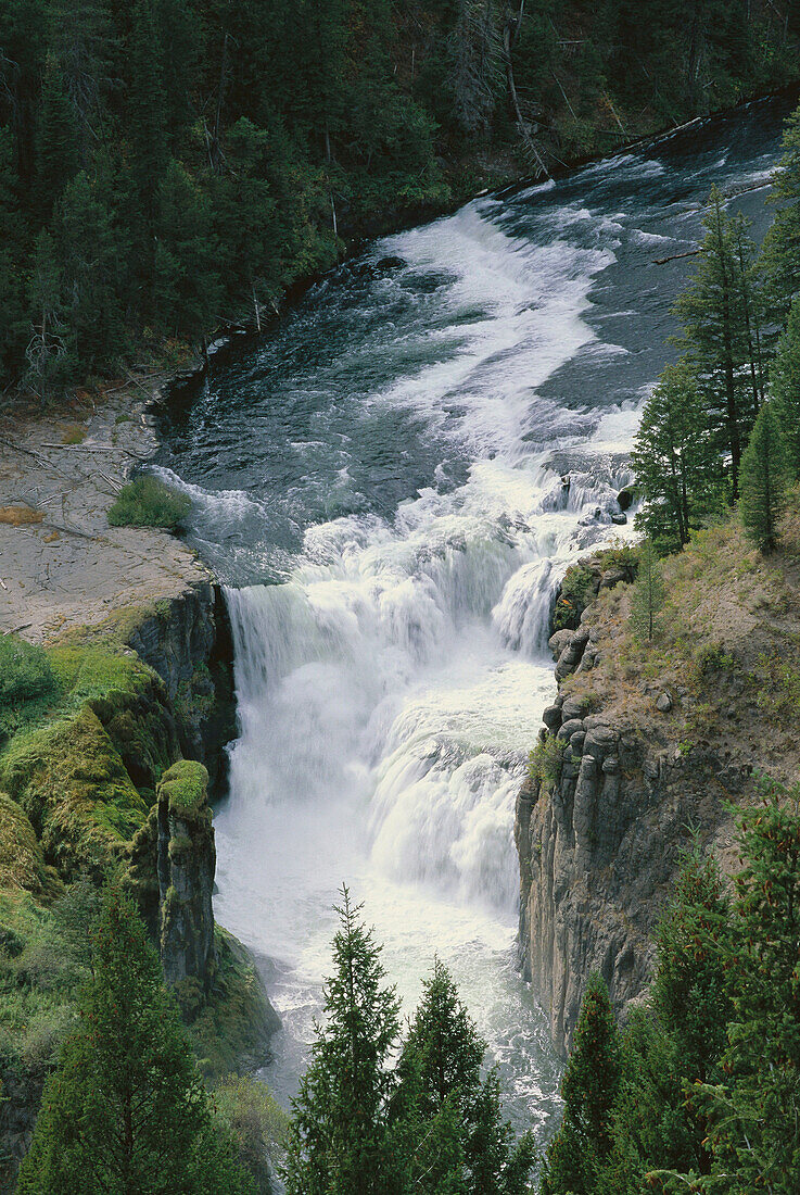 Lower Mesa Falls. Idaho. USA