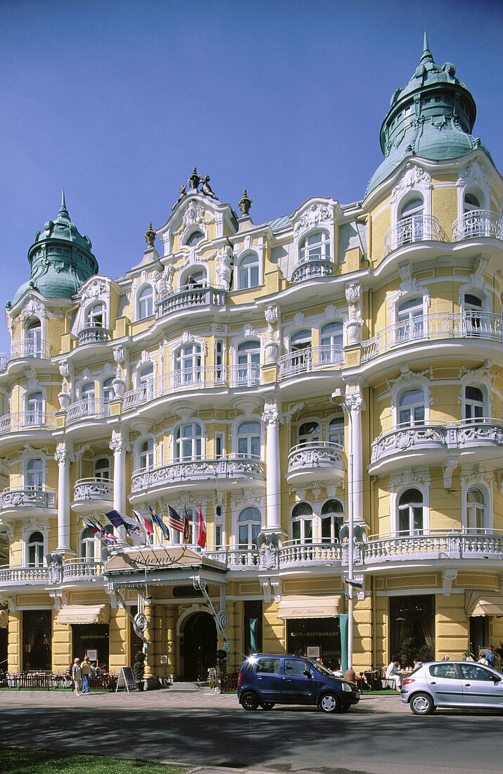 Hotel Bohemia. Hlavni Trida (Main Street). Mariánské Lázne. West Bohemia. Czech Republic