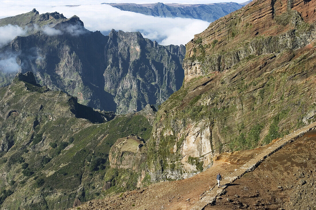 View from Pico do Arieiro. Madeira Island. Portugal