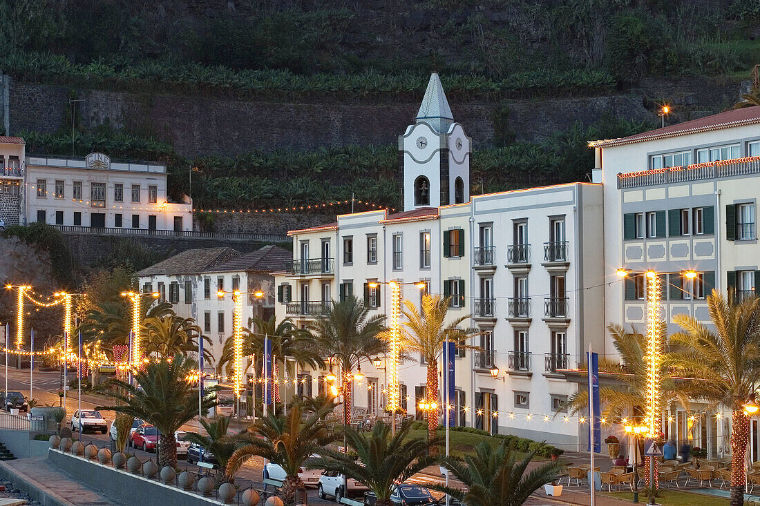 Christmas decoration in Ponta do Sol. Madeira Island. Portugal