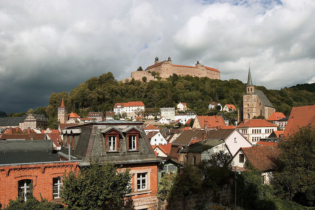 Castle of Plassenburg, Kulmbach, Franconia, Germany