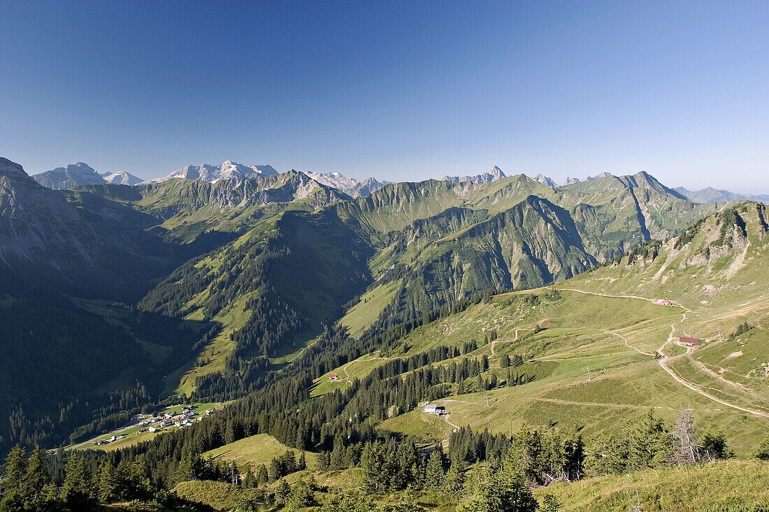 Allgaeu Alps, Kleinwalsertal, Austria