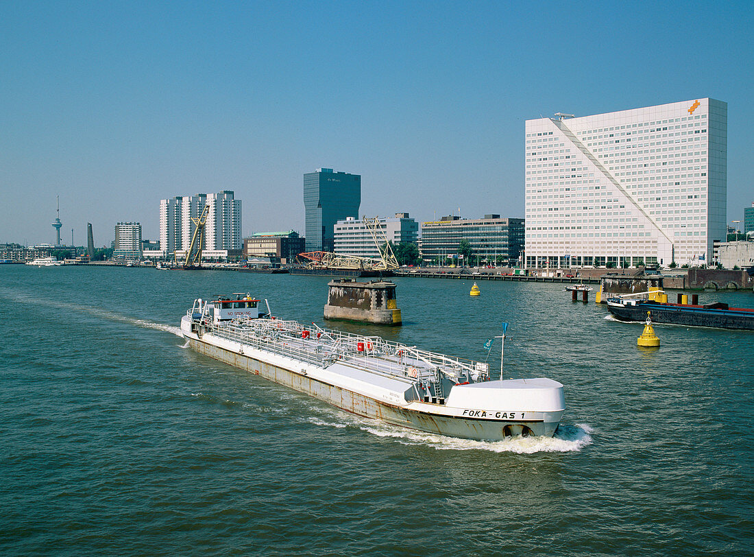 New Meuse River. Rotterdam. The Netherlands