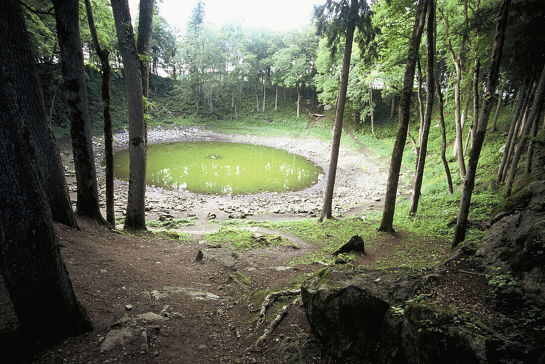 Kaali is a small group of 9 meteor craters in Saaremaa, Estonia.