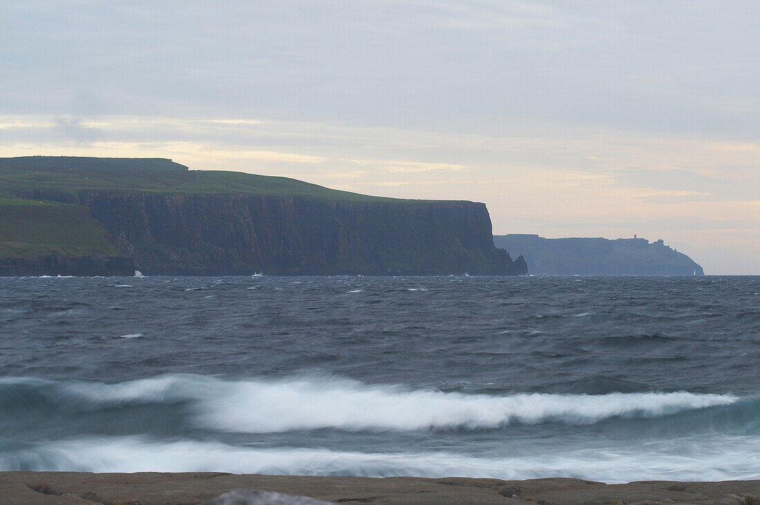 outdoor photo, early evening, Cliffs of Moher,  County Clare, Ireland, Europe