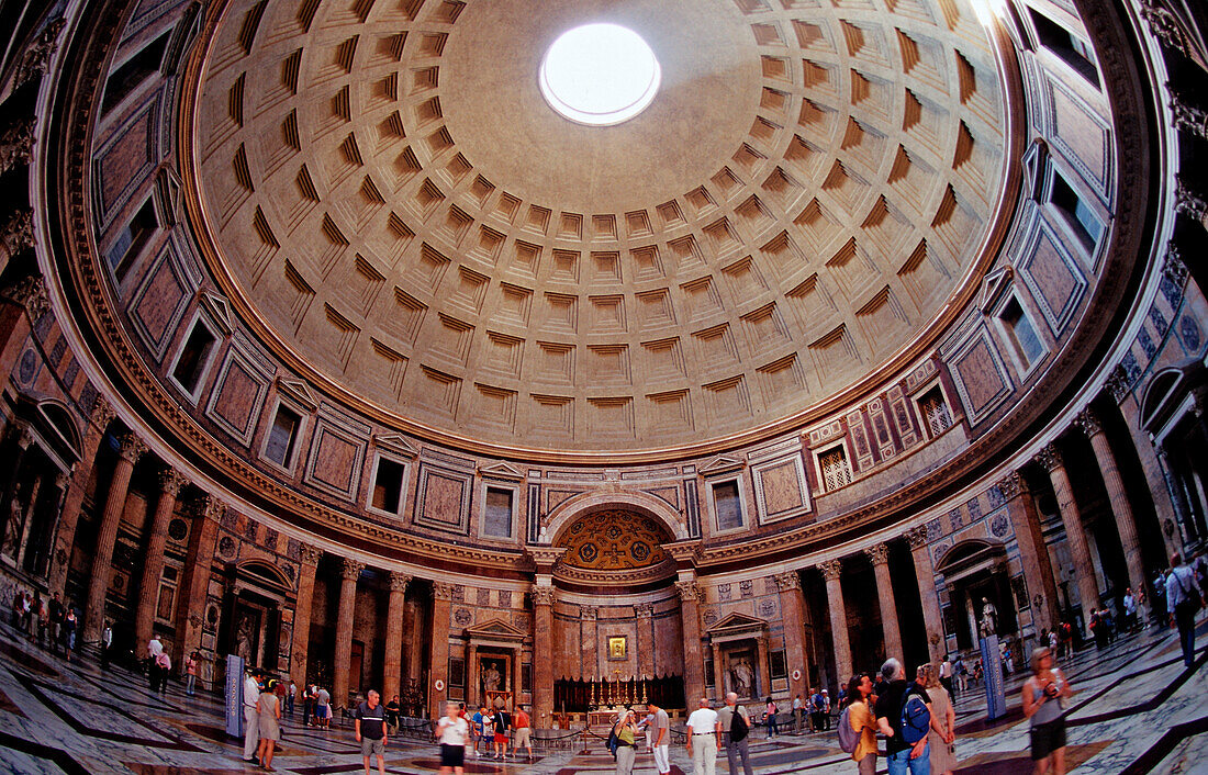 Pantheon, Italien, Rome, Piazza della Rotonda