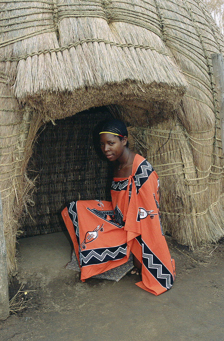 Mantenga Village people. Swaziland.