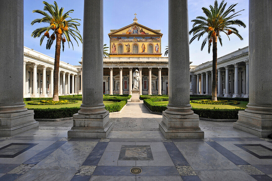 Basilika Sankt Paul, Basilika di San Paolo, Rom, Latium, Italien