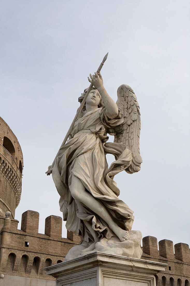 Römische Statue, Rom, Lazio, Italien, Europa