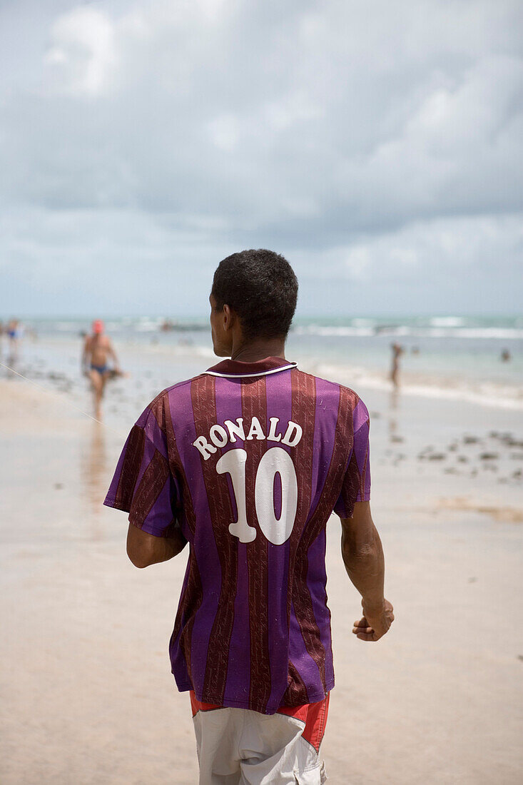 Man with Ronaldo Jersey, Recife, Pernambuco, Brazil, South America