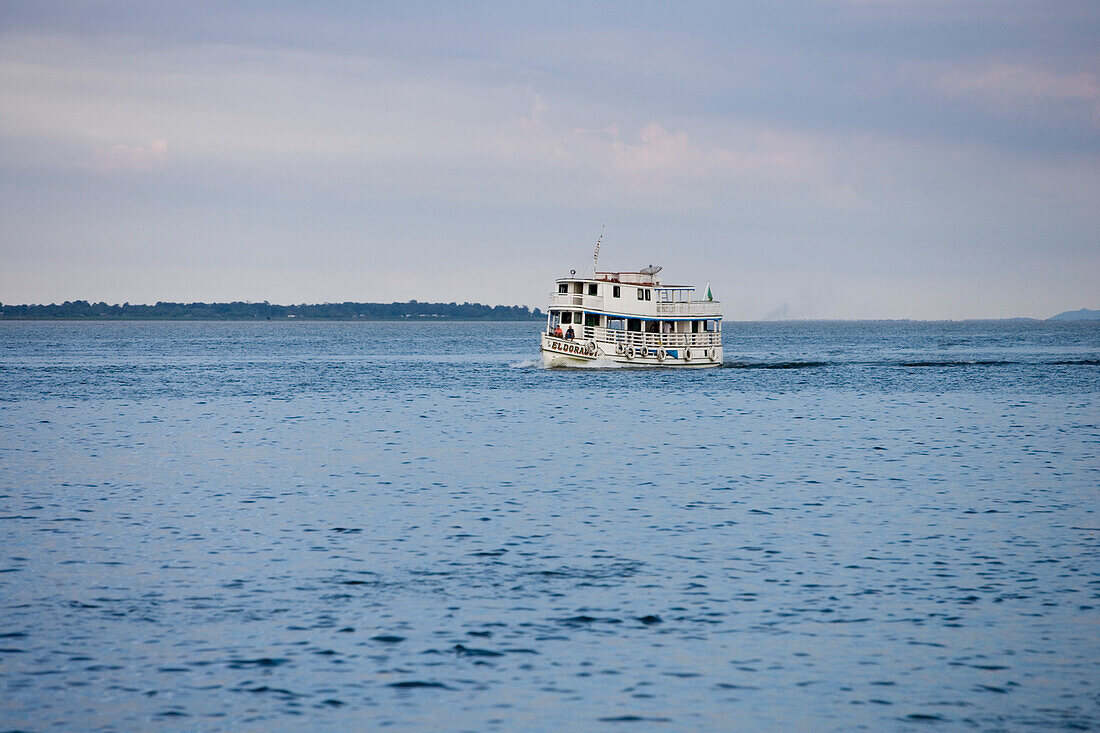 Amazon River Boat, Near Santarem, Para, Brazil, South America