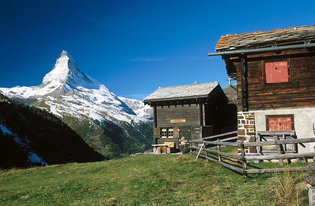 Matterhorn peak. Switzerland