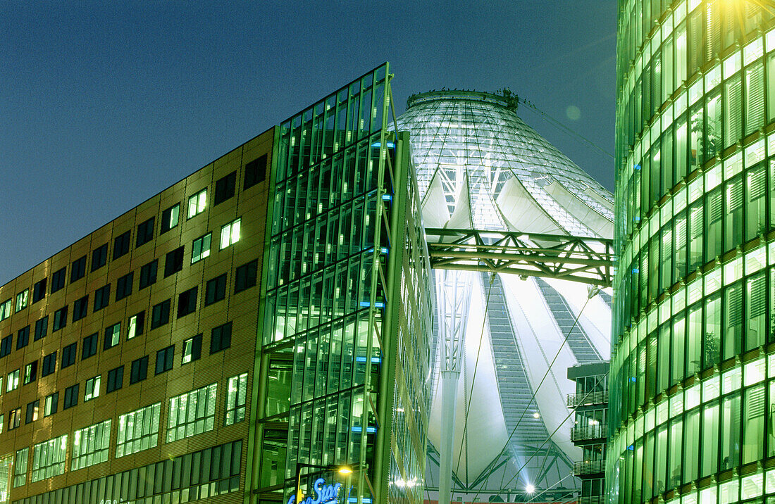 Sony Center in Potsdamer Platz. Berlin. Germany