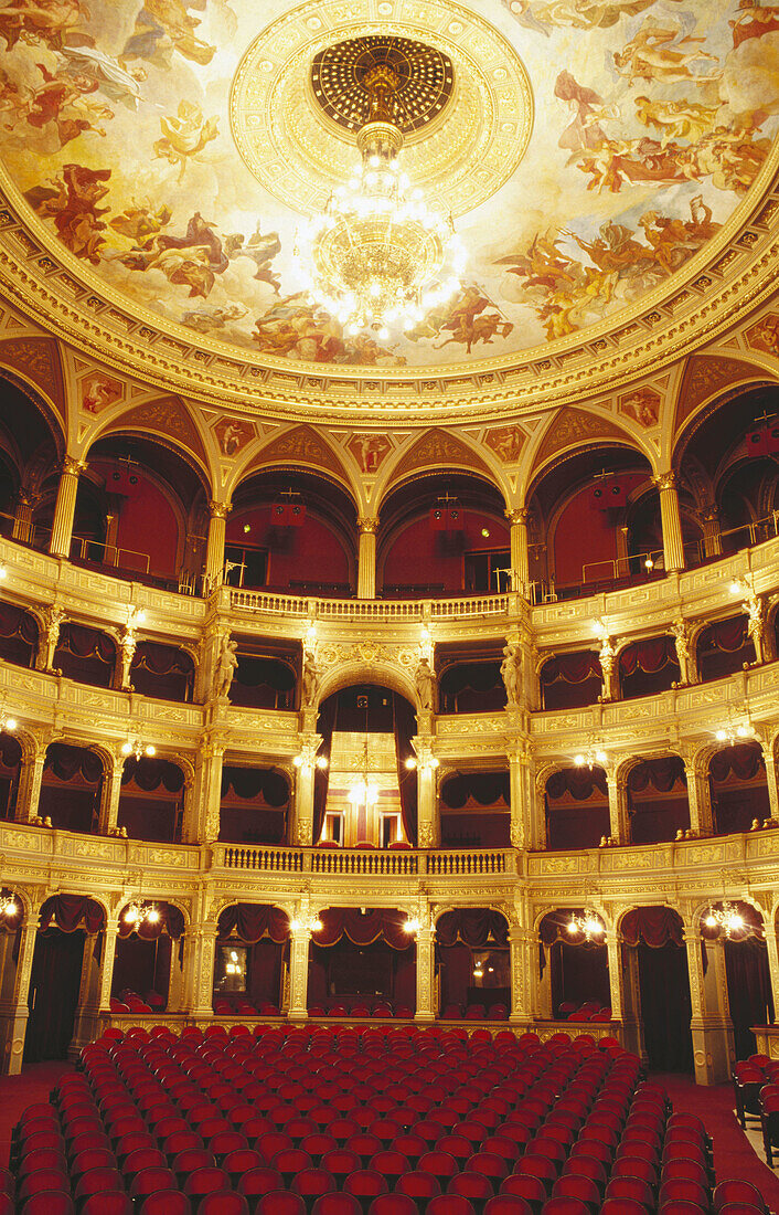 Interior of State Opera House. Budapest. Hungary