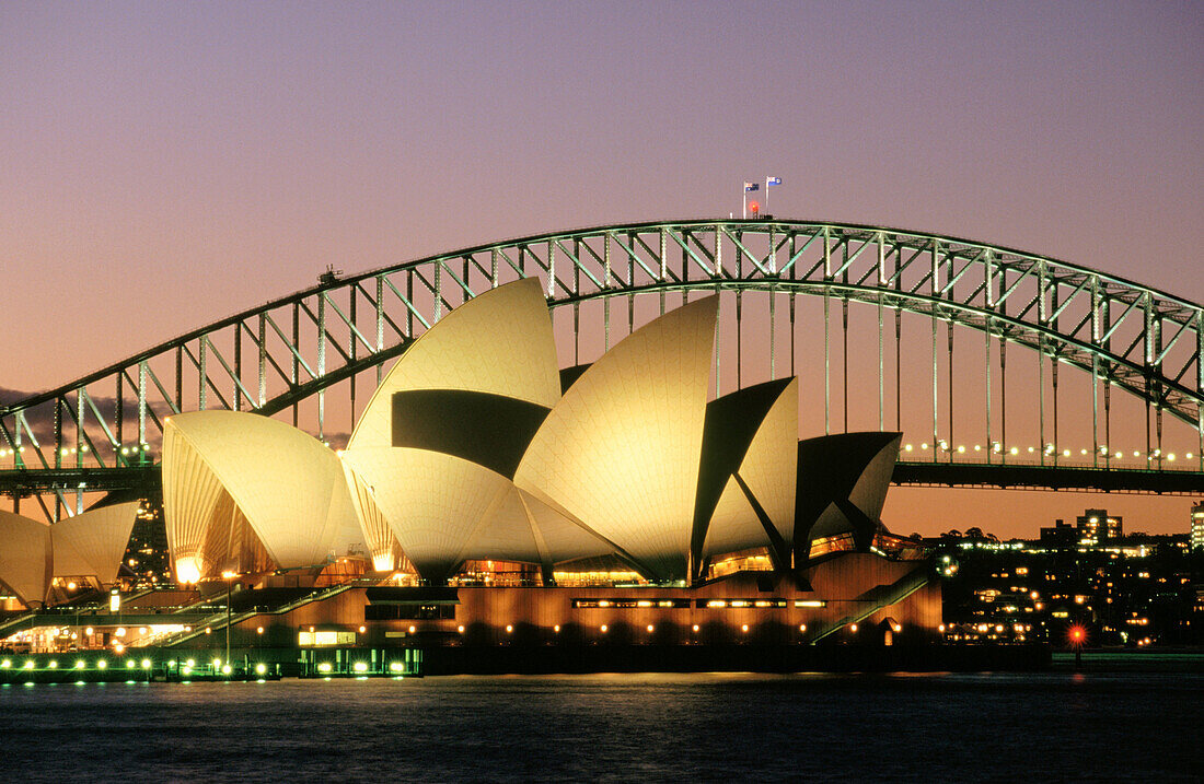 Opera House & Harbour Bridge. Sydney. Australia