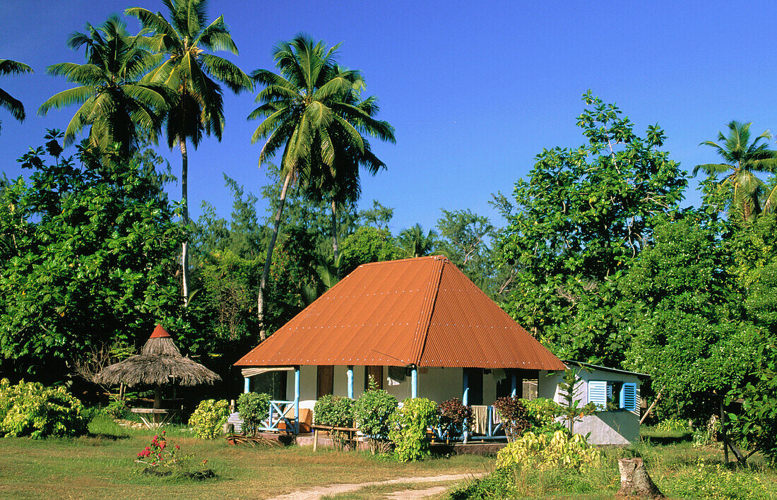 Old village. Denis Island. Seychelles