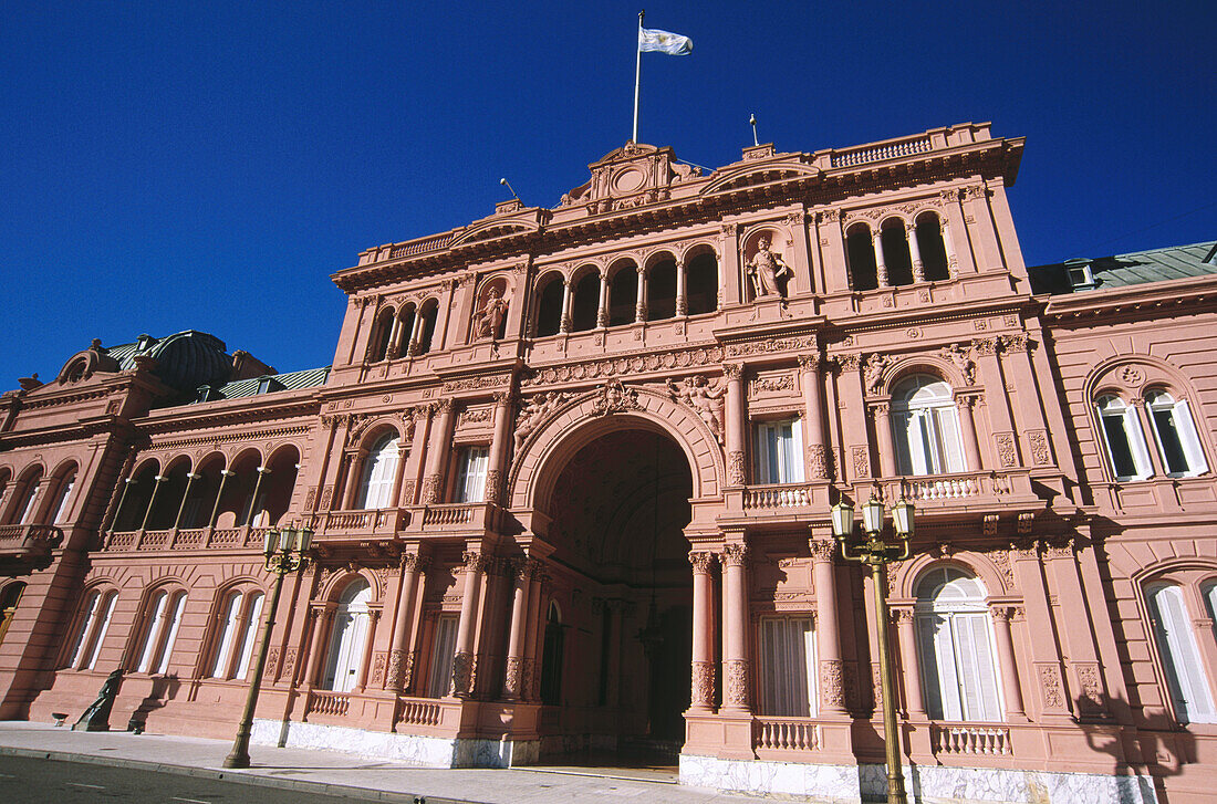 Casa Rosada, presidential palace. Plaza de Mayo. Buenos Aires. Argentina