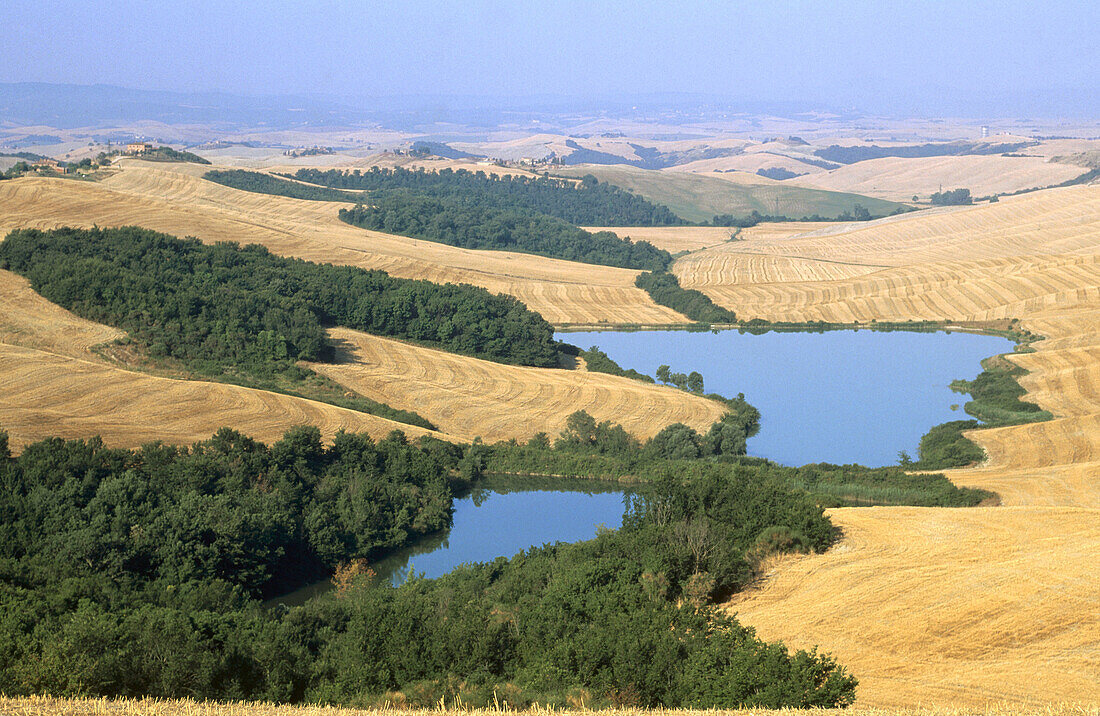 Crete Sinesi in Siena province. Tuscany, Italy