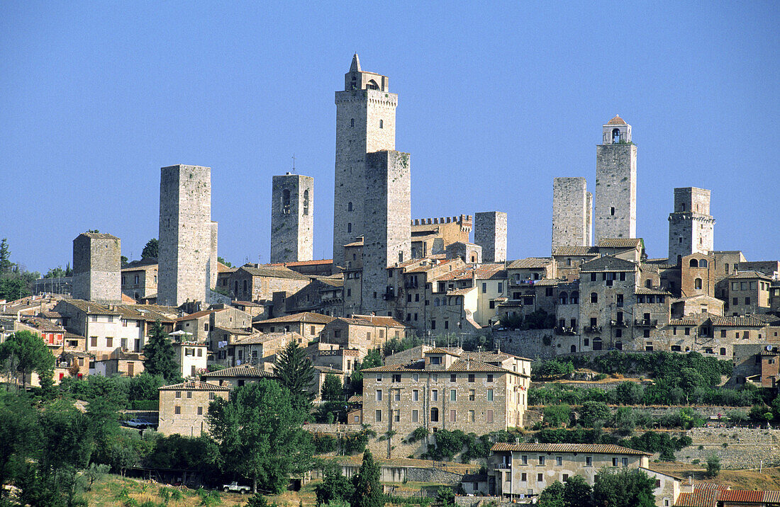 San Gimignano. Siena province. Tuscany, Italy.