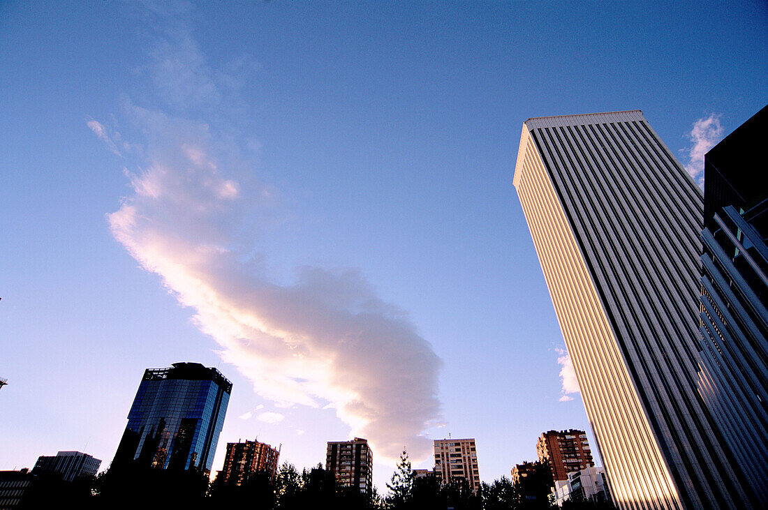 Picasso Tower. Azca district. Madrid. Spain