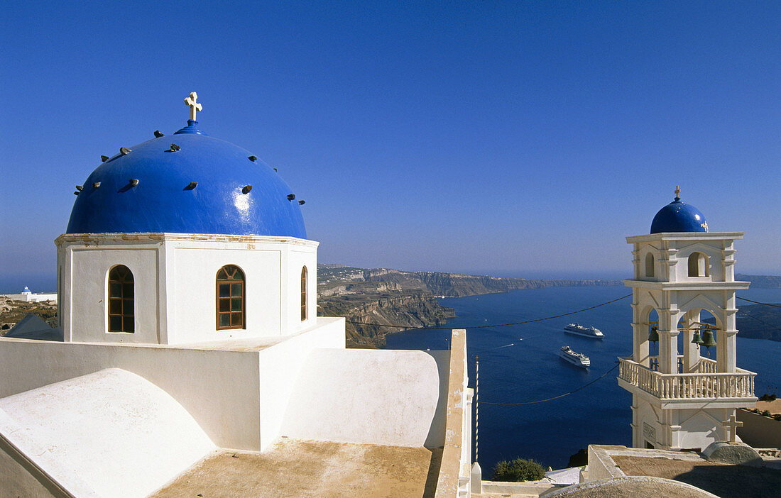 Imerovigli, Santorini. Cyclades, Greece