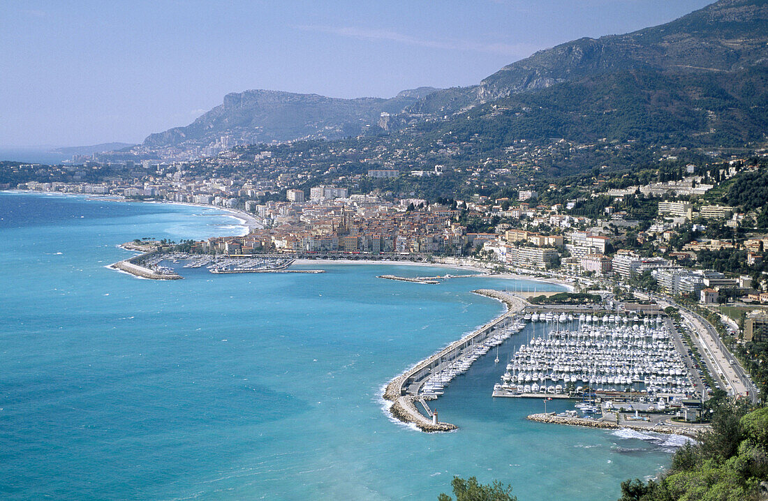 Menton. Cote d Azur. France