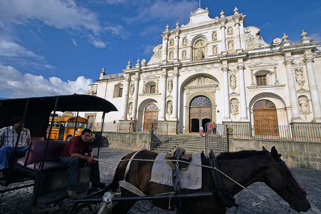 Santiago s Cathedral. Antigua Guatemala. Sacatepéquez department. Guatemala