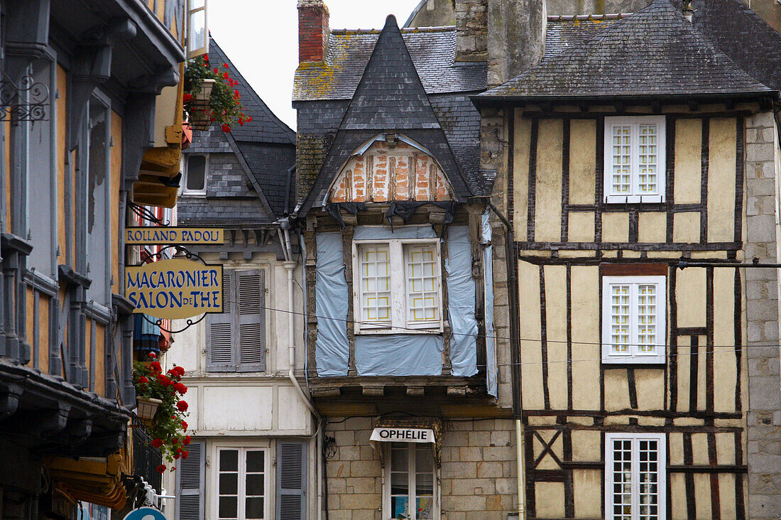 Rue Kereon (Kereon Street) Quimper. Finistère. Bretaña. Bretagne. Brittany. France