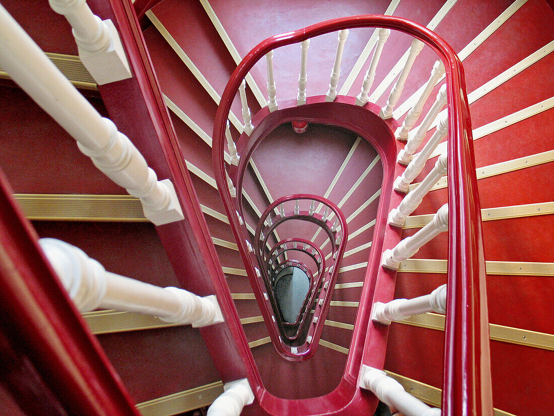 Spiral stairs. Brussels. Belgium