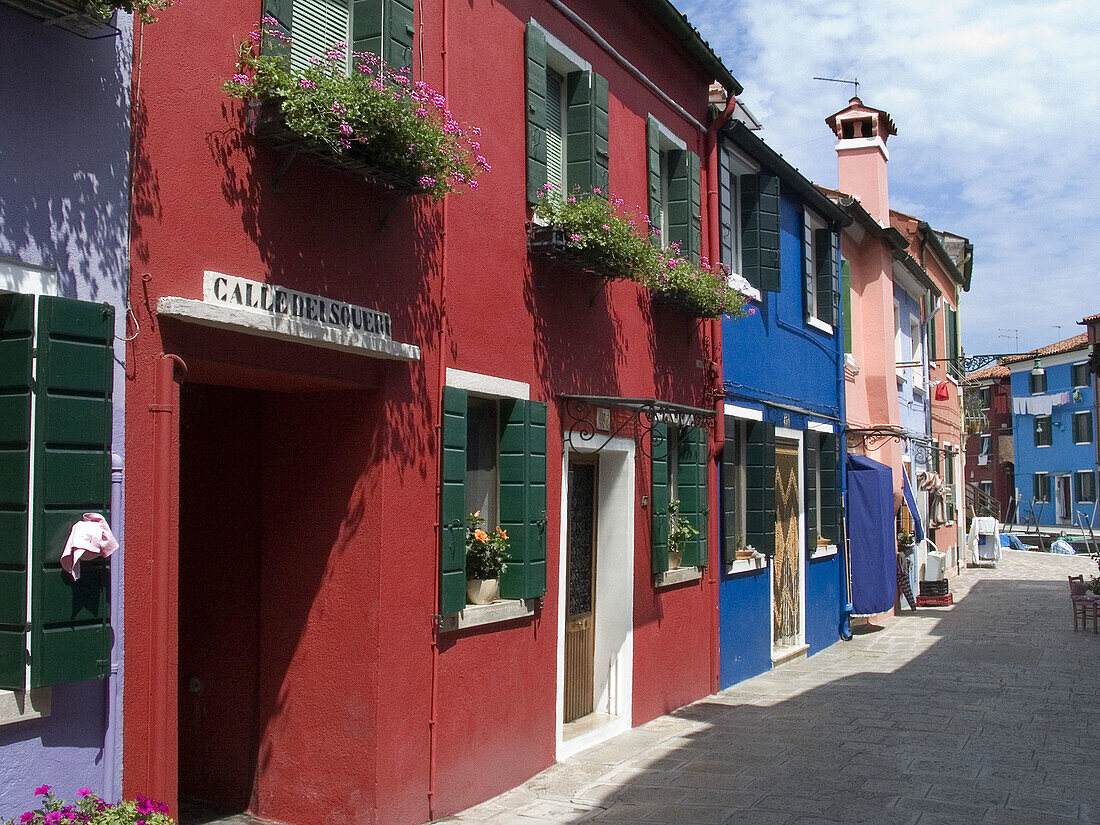 Burano Island, Venice. Italy