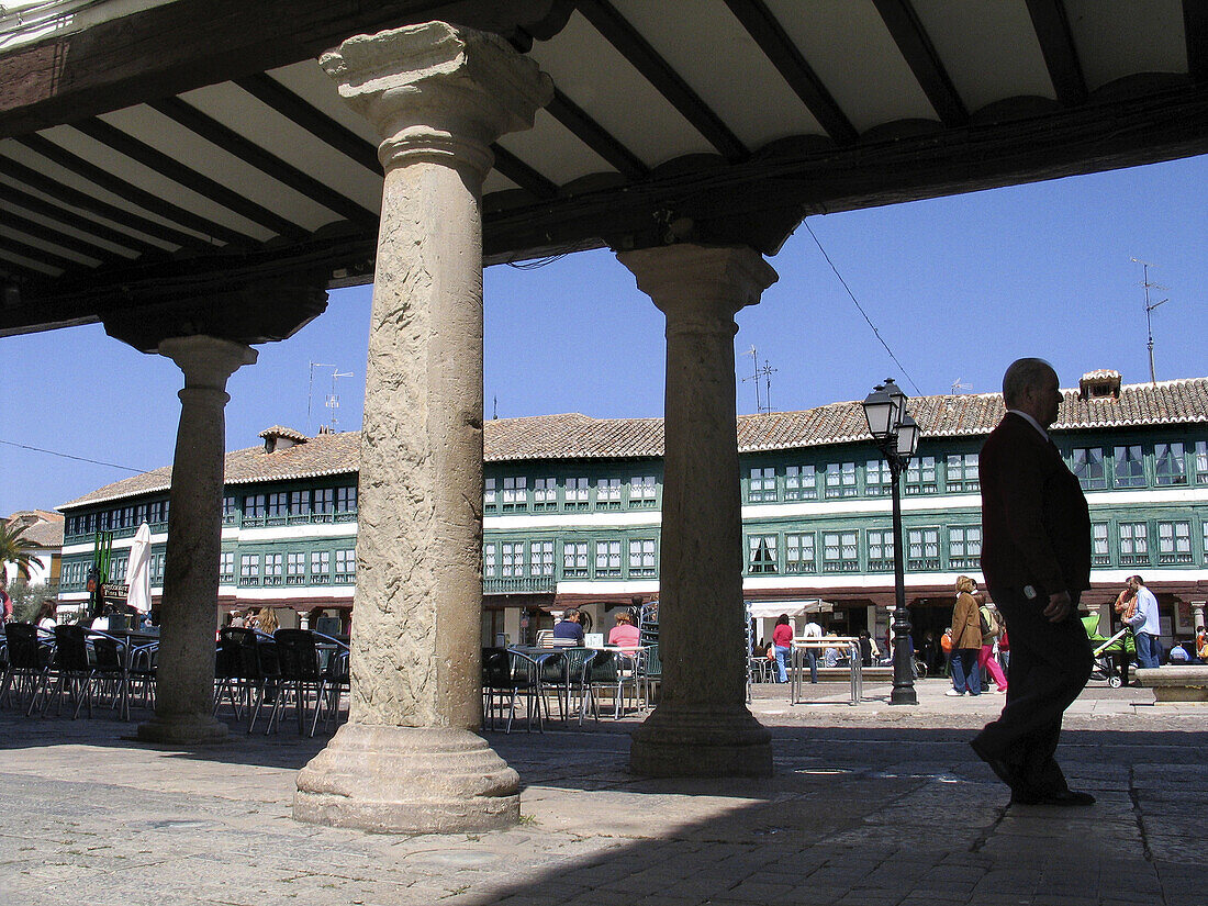 Main Square, Almagro. Ciudad Real province, Castilla-La Mancha, Spain