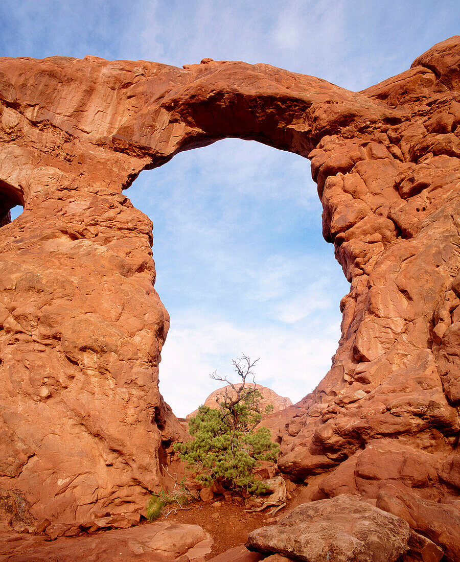 Turret Arch in Arches National Park. Utah. USA