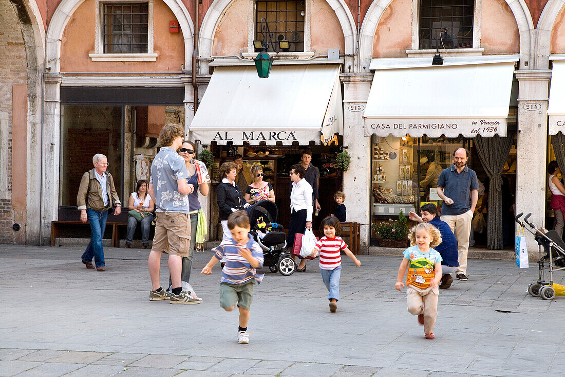 Campo Battisti am Rialto Markt, Venedig, Venetien, Italien