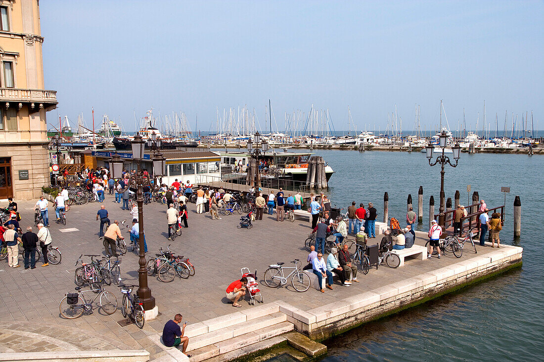 Hafen, Piazzetta Vigo, Chioggia, Lagune, Venetien, Italien