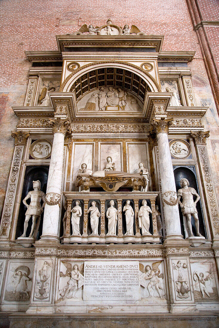 Doge tomb, Basilica di San Giovanni e Paolo, San Zanipolo Church, Venice, Veneto, Italy