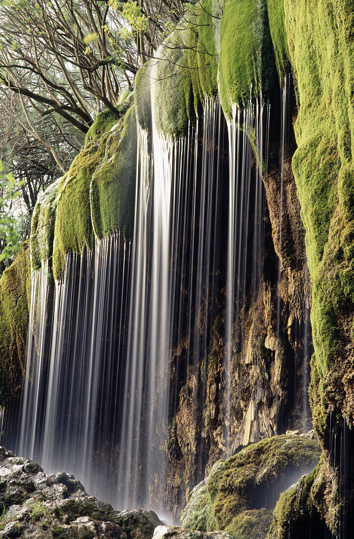 Sources of Cuervo River. Vega del Codorno, Serranía de Cuenca. Cuenca province, Spain