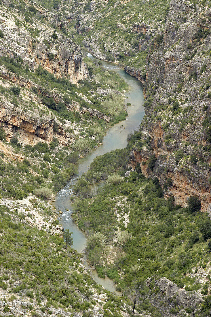 Júcar river, Millares. Valencia province, Comunidad Valenciana, Spain