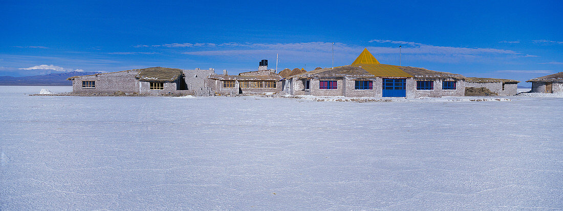Salt Hotel. Salar de Uyuni (Uyuni salt flat). Bolivia