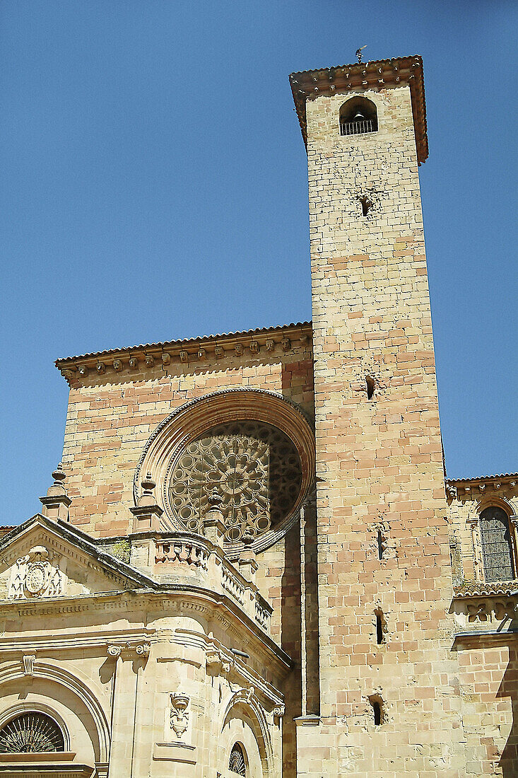 Cistercian cathedral. (XIIth-XIIIth centuries). The Route of Don Quixote. Sigüenza. Guadalajara. Spain.