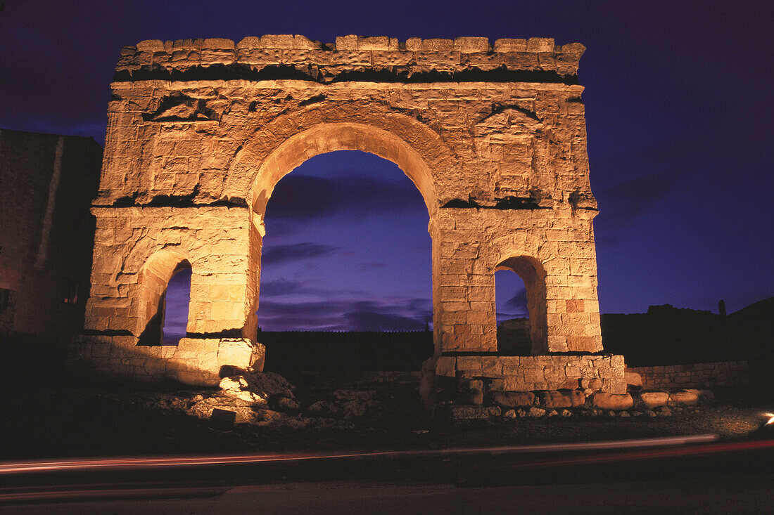 Roman Arch. Medinaceli. Soria province. Spain