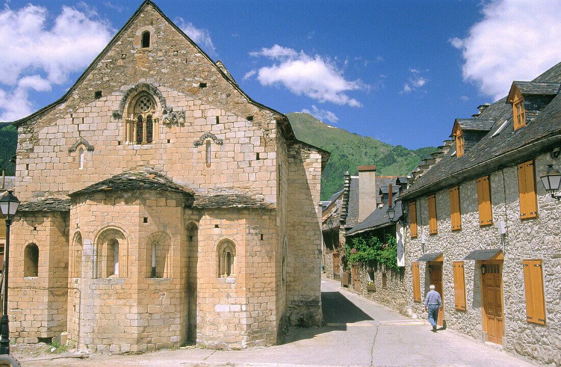 Church of Sant Esteve in Betren. Vall d Aran. Lleida-province. Catalonia.Spain