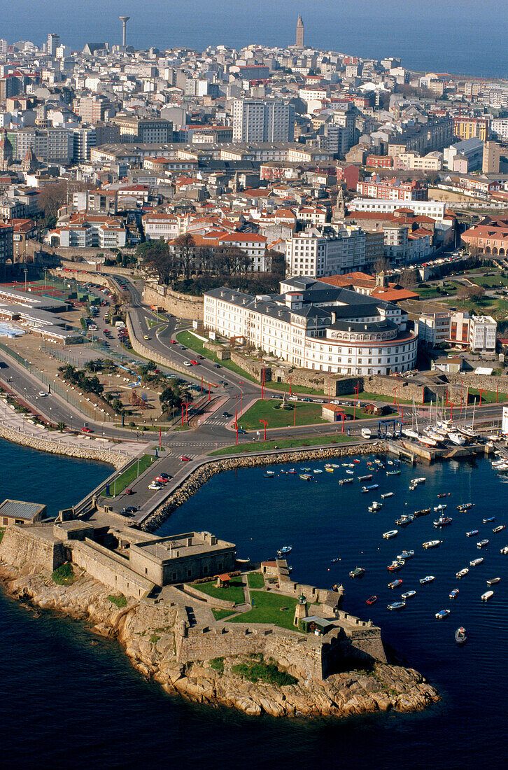 San Anton Castle in A Coruña. Galicia. Spain