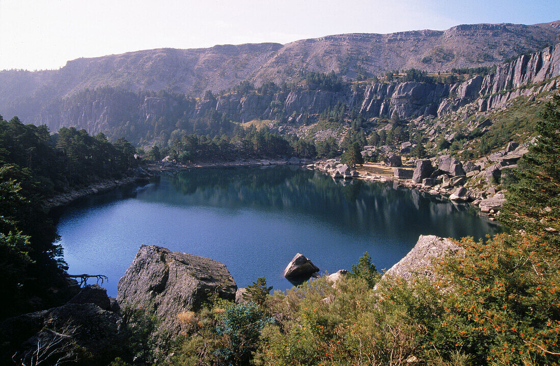 Panoramic view of Laguna Negra, near Vinuesa. Soria province. Castilla-Leon. Spain