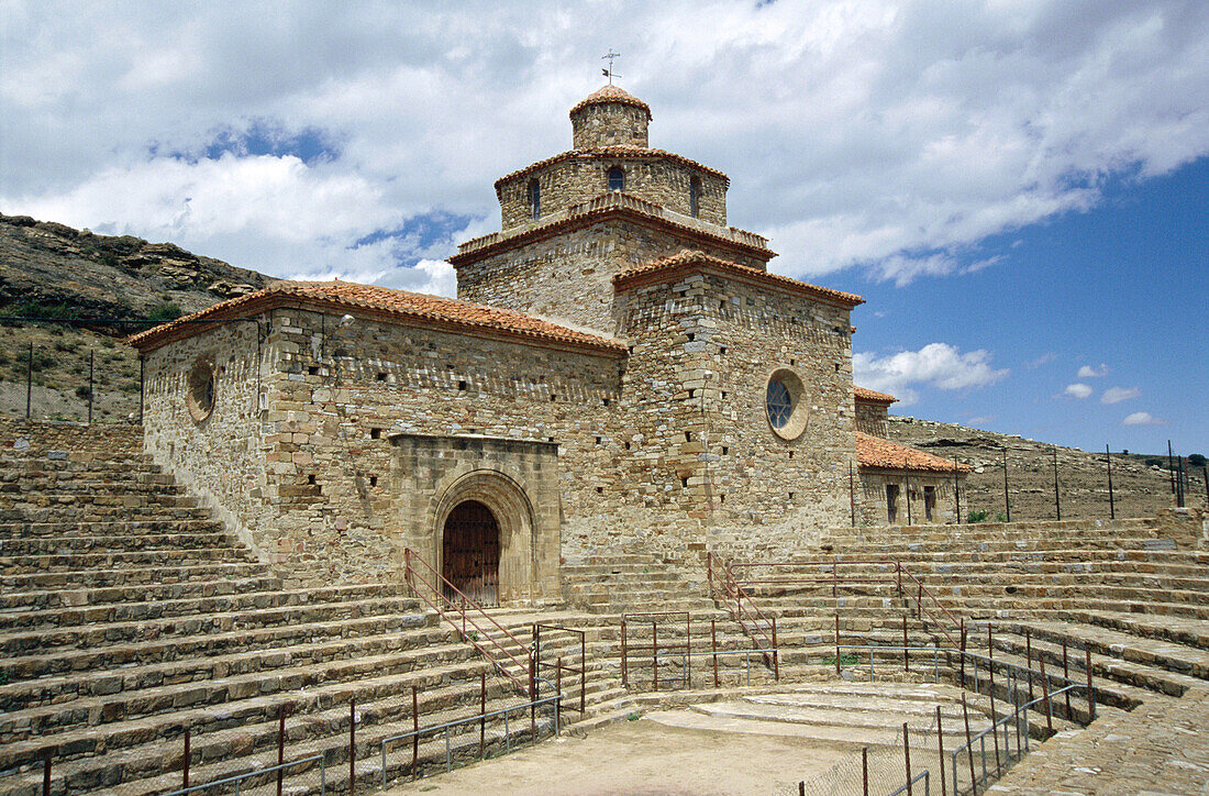 Church of Santa Maria de la Peña. San Pedro Manrique. Soria province, Spain