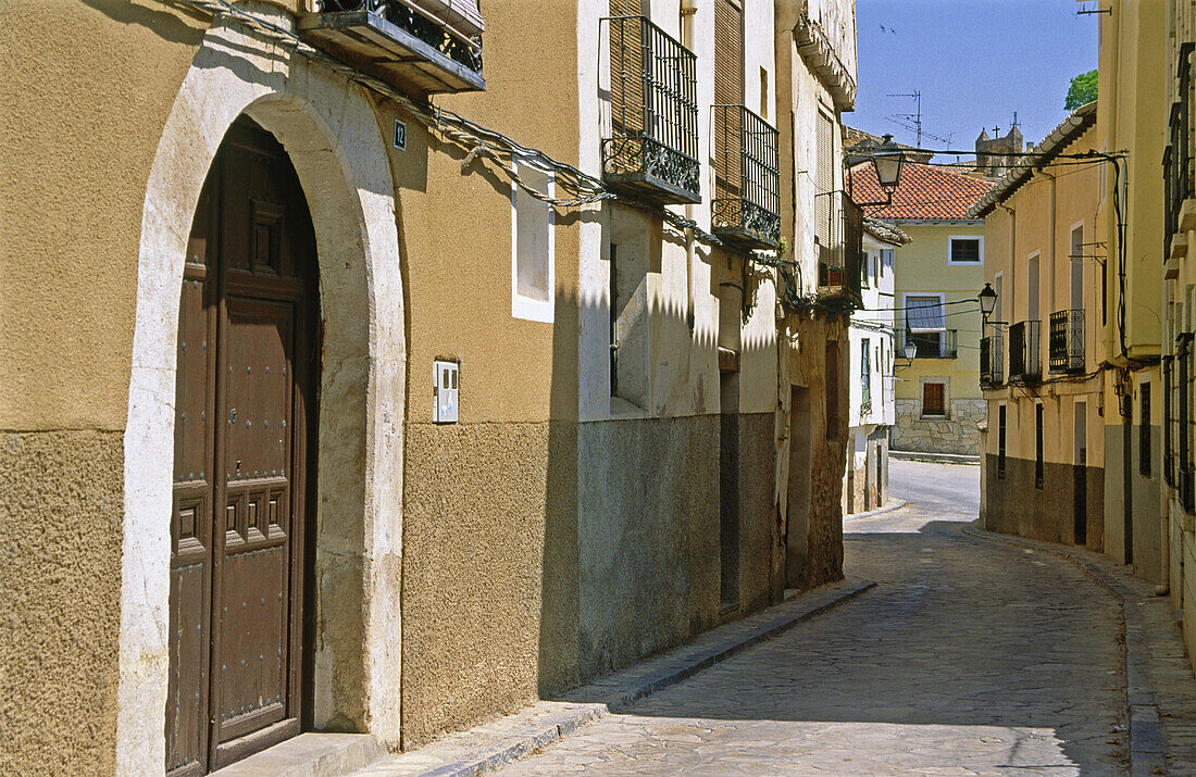 Street. Brihuega. Guadalajara province. Spain