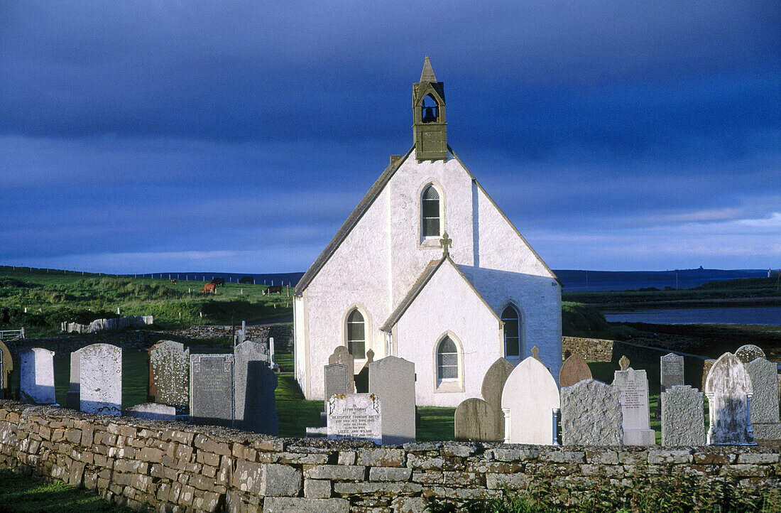 Saint John’s church, (19th century). Hoy Island. Orkney Islands. Scotland