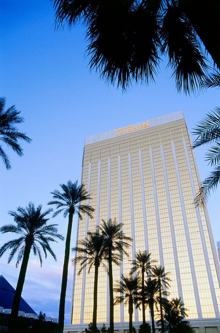 Exterior view of Hotel THE HOTEL, Las Vegas, Nevada, USA, America