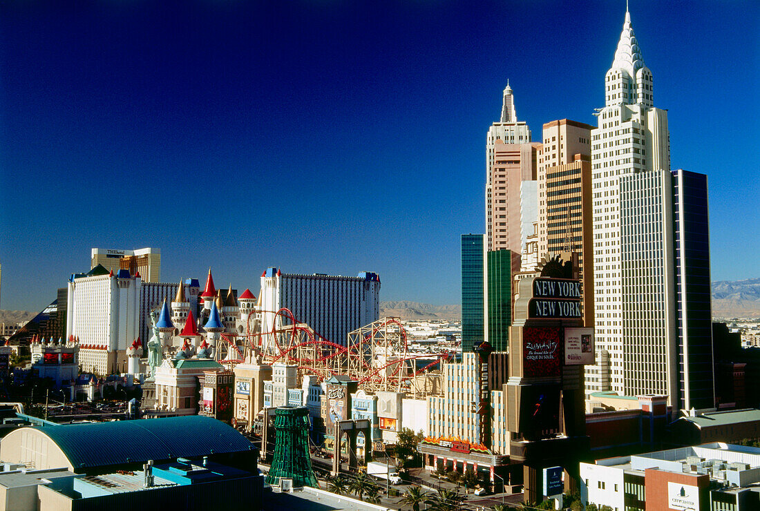 City view with Casino New York New York, Las Vegas, Nevada, USA, America