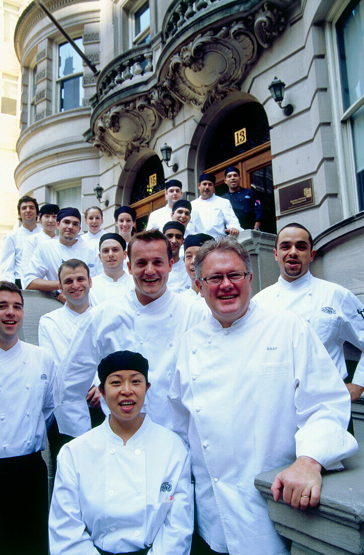 Cooks of Restaurant Grayz, Manhattan, New York, USA, America